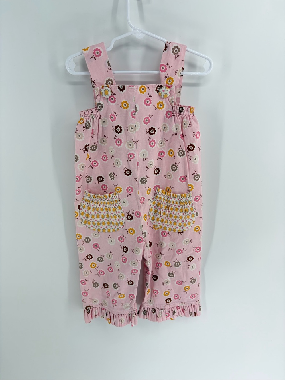 Hannah Kate Floral Overall Romper - Size 2